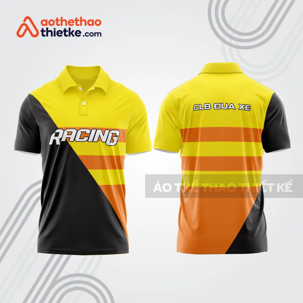 Mẫu thiết kế áo đồng phục polo đội đua xe mô tô & ô tô đẹp mta449