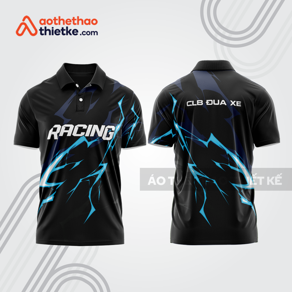 Mẫu thiết kế áo đồng phục polo đội đua xe mô tô & ô tô đẹp mta450