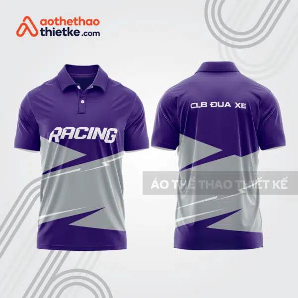 Mẫu thiết kế áo đồng phục polo đội đua xe mô tô & ô tô đẹp mta453
