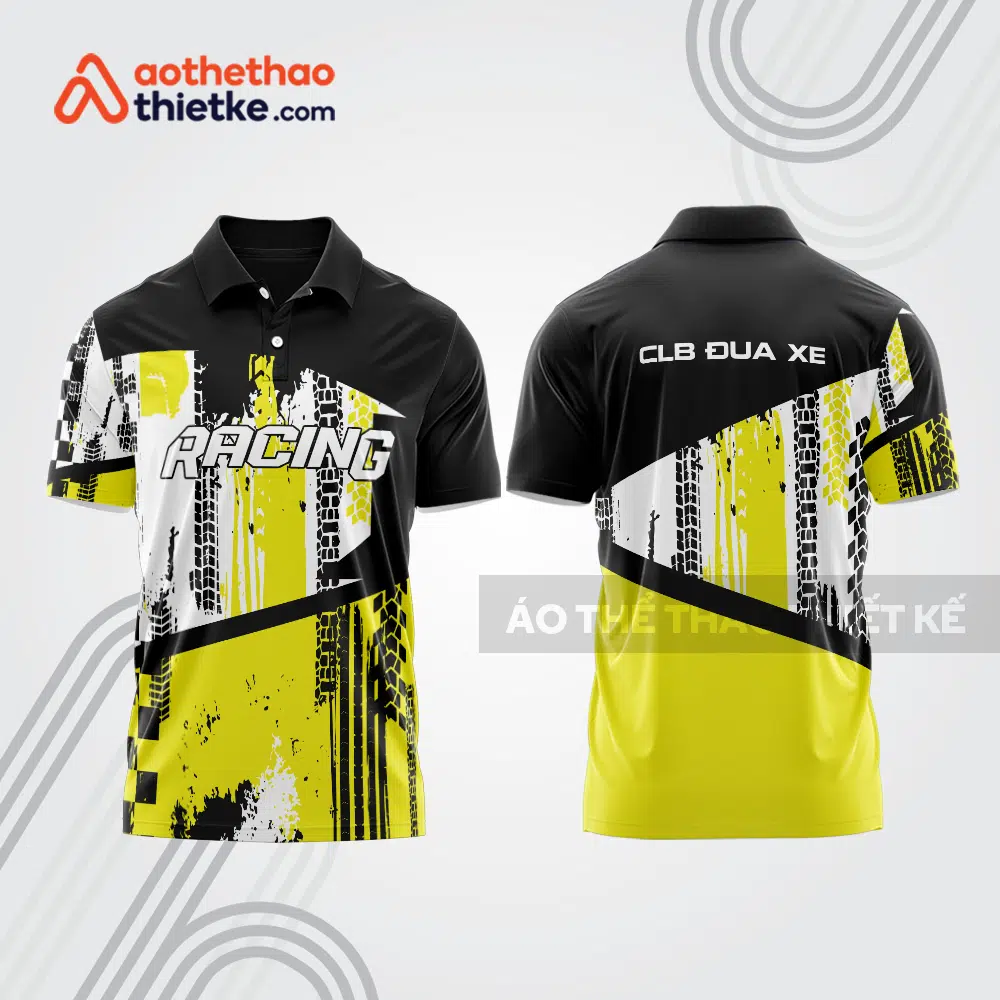 Mẫu thiết kế áo đồng phục polo đội đua xe mô tô & ô tô đẹp mta458