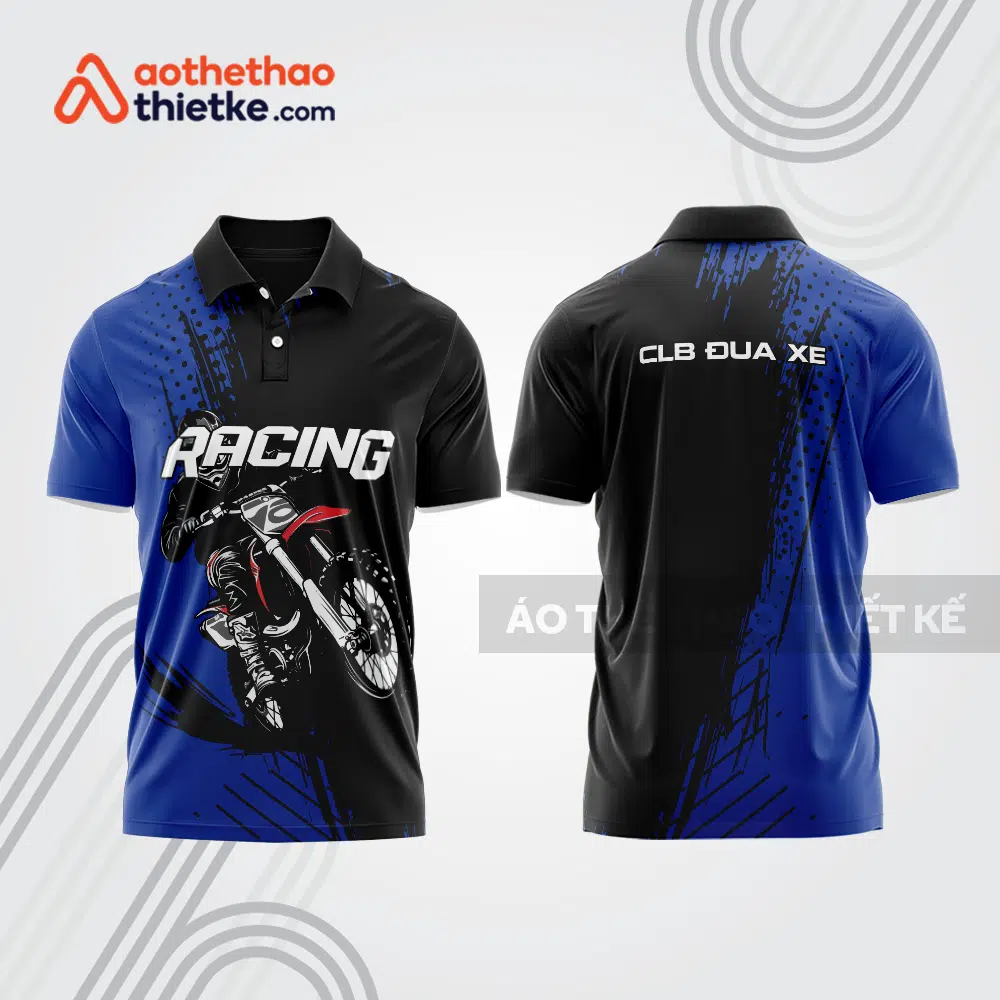 Mẫu thiết kế áo đồng phục polo đội đua xe mô tô & ô tô đẹp mta460