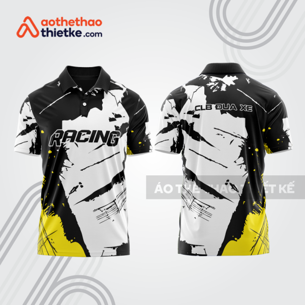 Mẫu thiết kế áo đồng phục polo đội đua xe mô tô & ô tô đẹp mta462