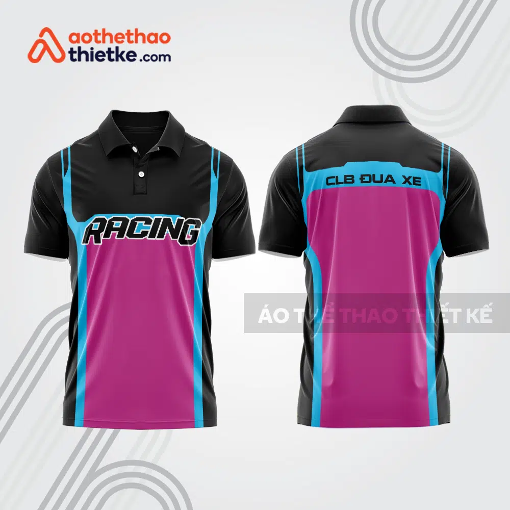 Mẫu thiết kế áo đồng phục polo đội đua xe mô tô & ô tô đẹp mta463