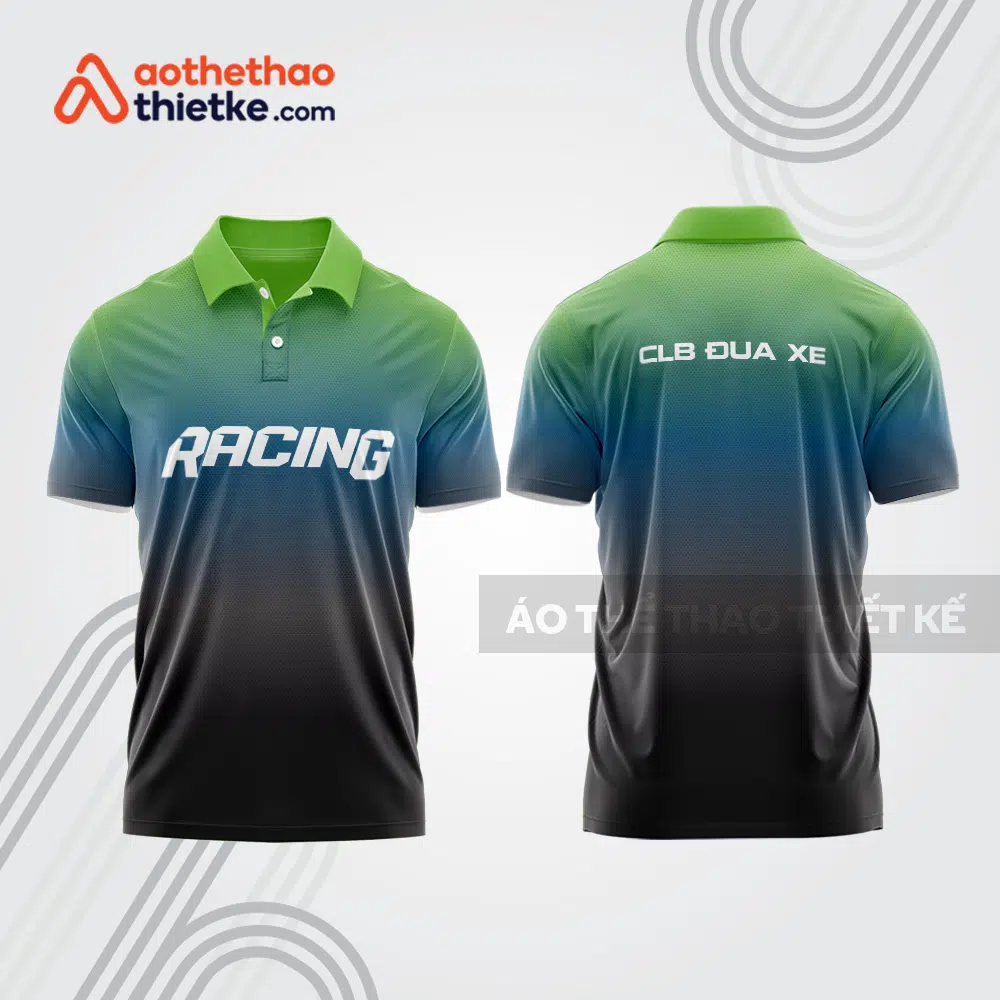 Mẫu thiết kế áo đồng phục polo đội đua xe mô tô & ô tô đẹp mta469