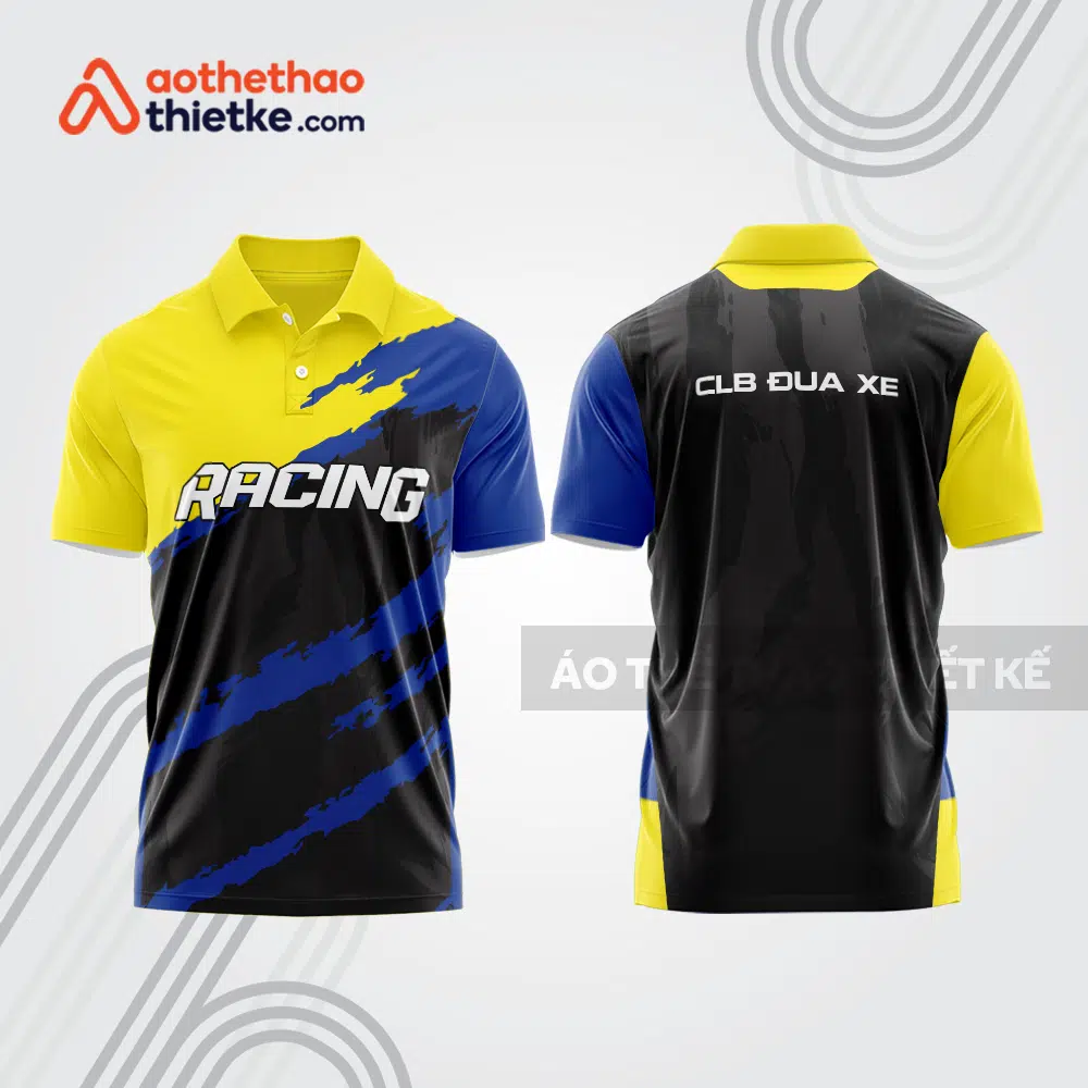 Mẫu thiết kế áo đồng phục polo đội đua xe mô tô & ô tô đẹp mta471