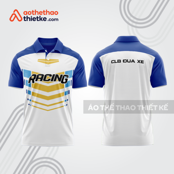 Mẫu thiết kế áo đồng phục polo đội đua xe mô tô & ô tô đẹp mta474