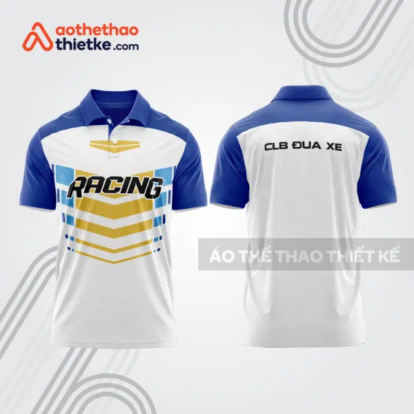 Mẫu thiết kế áo đồng phục polo đội đua xe mô tô & ô tô đẹp mta474