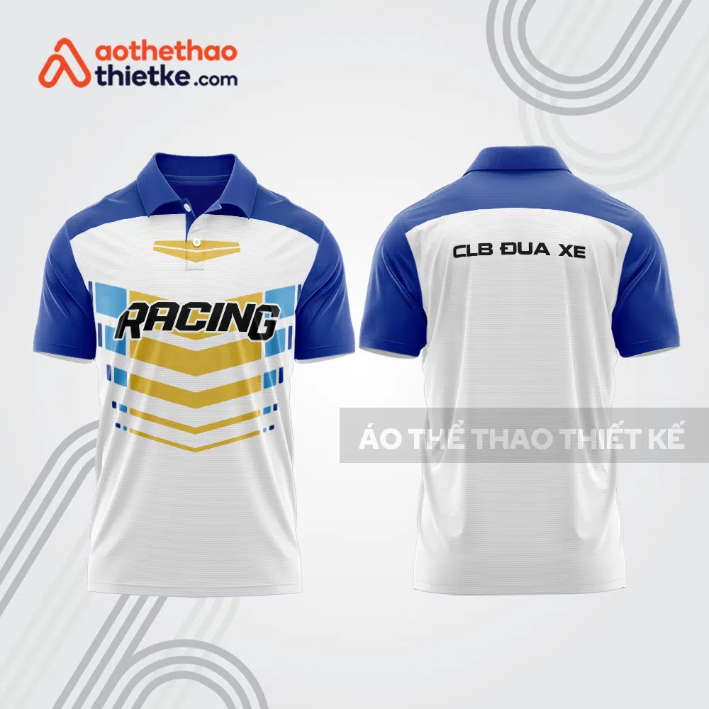 Mẫu thiết kế áo đồng phục polo đội đua xe mô tô & ô tô đẹp mta474
