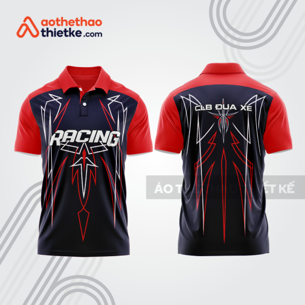 Mẫu thiết kế áo đồng phục polo đội đua xe mô tô & ô tô đẹp mta475