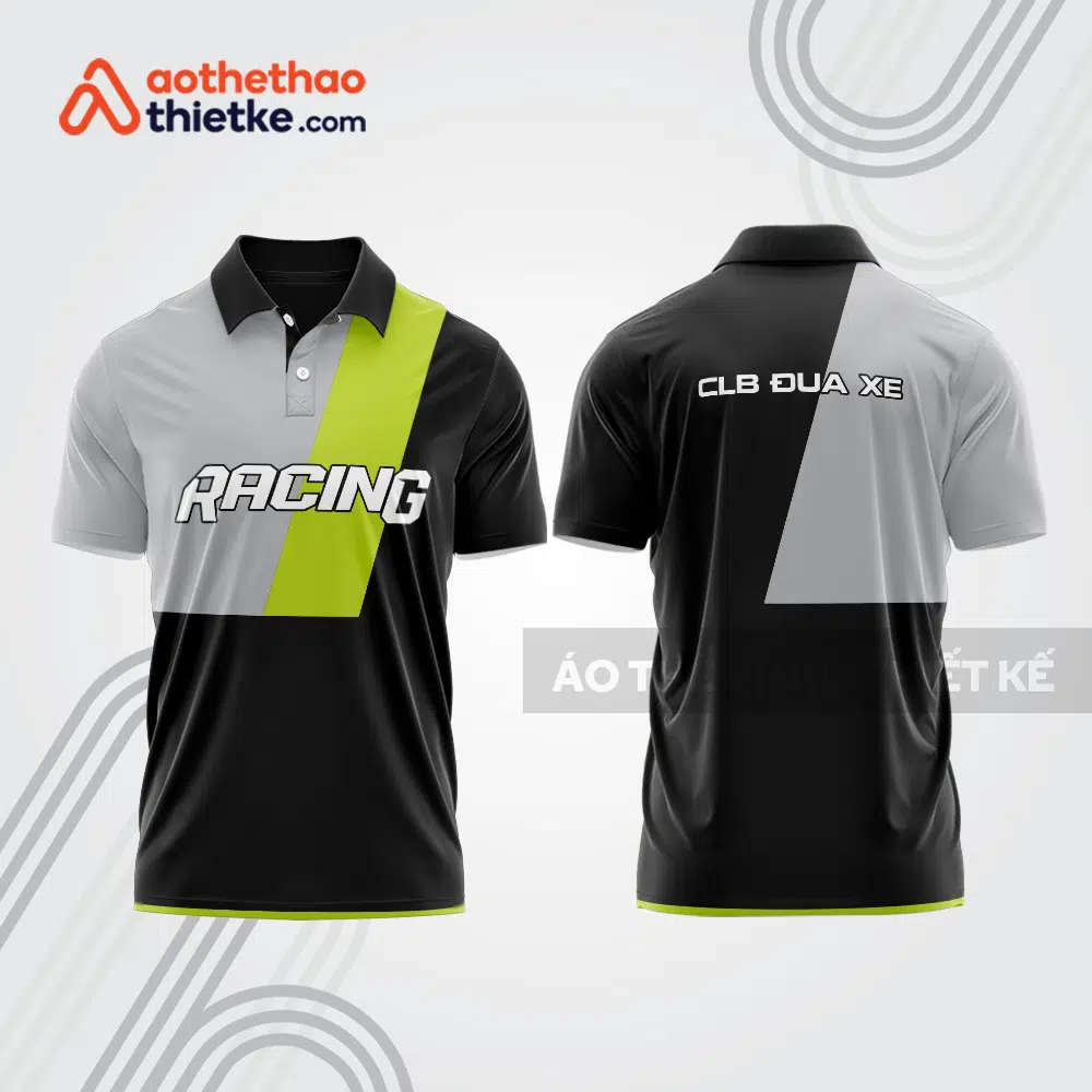 Mẫu thiết kế áo đồng phục polo đội đua xe mô tô & ô tô đẹp mta478