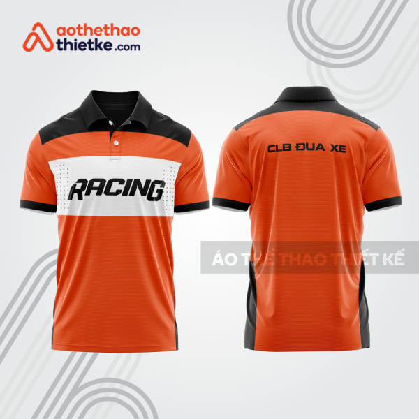 Mẫu thiết kế áo đồng phục polo đội đua xe mô tô & ô tô đẹp mta480