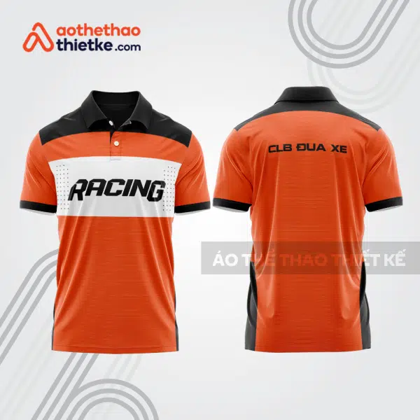 Mẫu thiết kế áo đồng phục polo đội đua xe mô tô & ô tô đẹp mta480