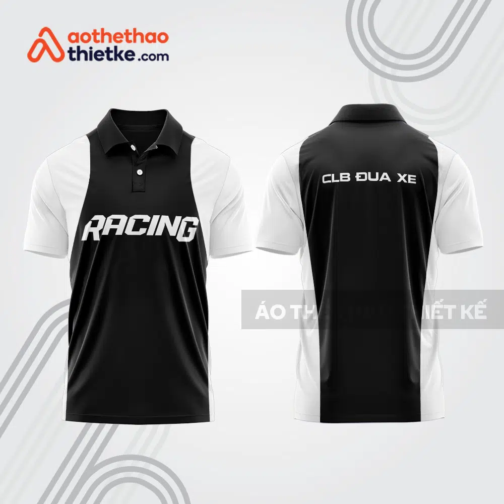 Mẫu thiết kế áo đồng phục polo đội đua xe mô tô & ô tô đẹp mta481