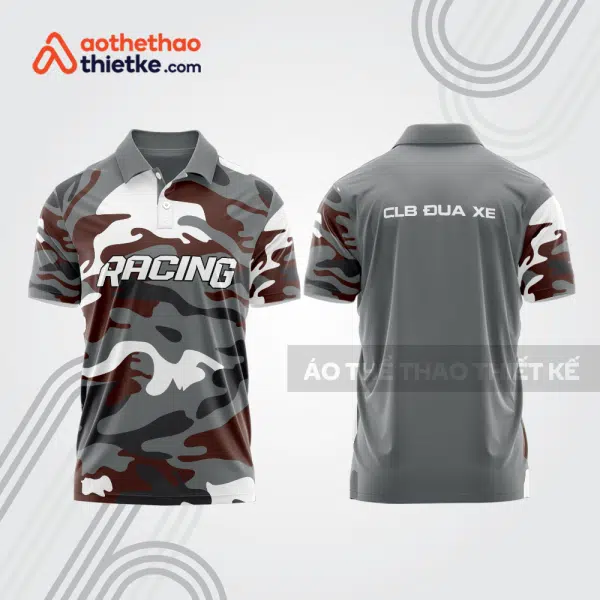 Mẫu thiết kế áo đồng phục polo đội đua xe mô tô & ô tô đẹp mta484