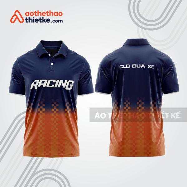 Mẫu thiết kế áo đồng phục polo đội đua xe mô tô & ô tô đẹp mta486