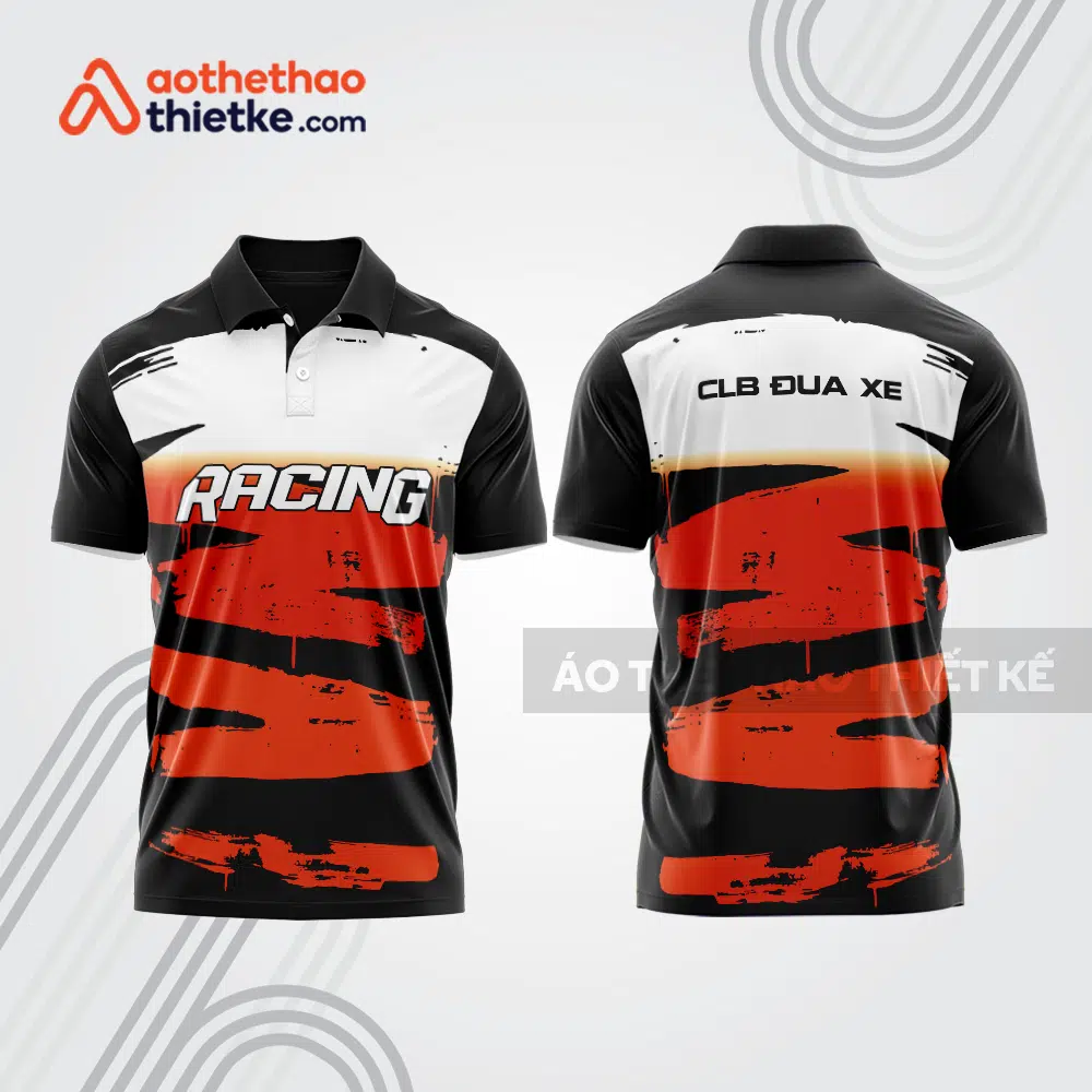 Mẫu thiết kế áo đồng phục polo đội đua xe mô tô & ô tô đẹp mta489