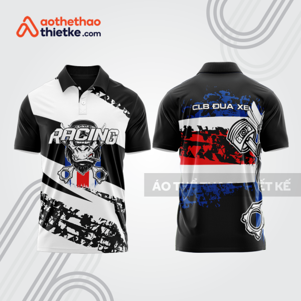 Mẫu thiết kế áo đồng phục polo đội đua xe mô tô & ô tô đẹp mta490