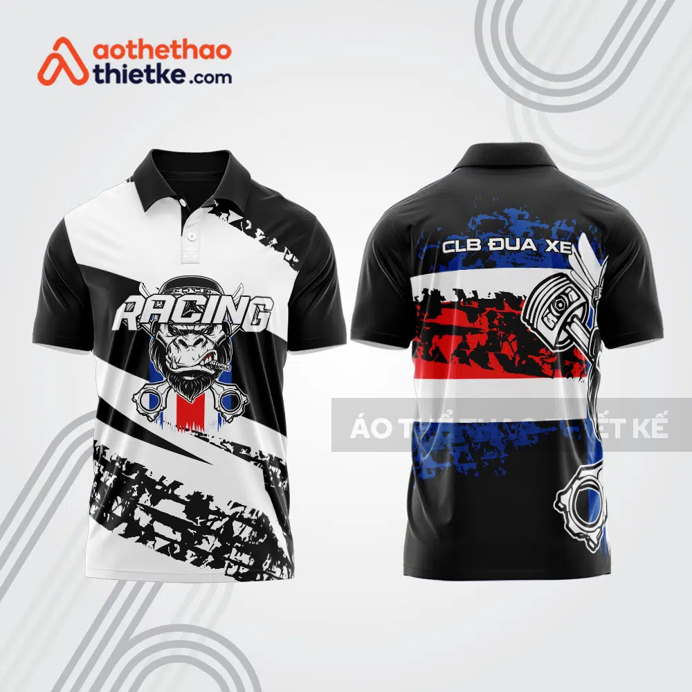Mẫu thiết kế áo đồng phục polo đội đua xe mô tô & ô tô đẹp mta490