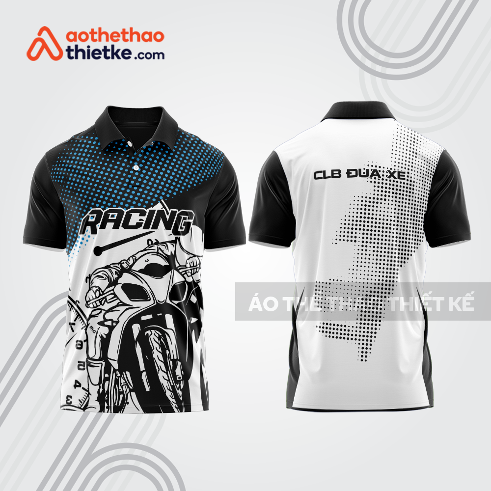 Mẫu thiết kế áo đồng phục polo đội đua xe mô tô & ô tô đẹp mta491