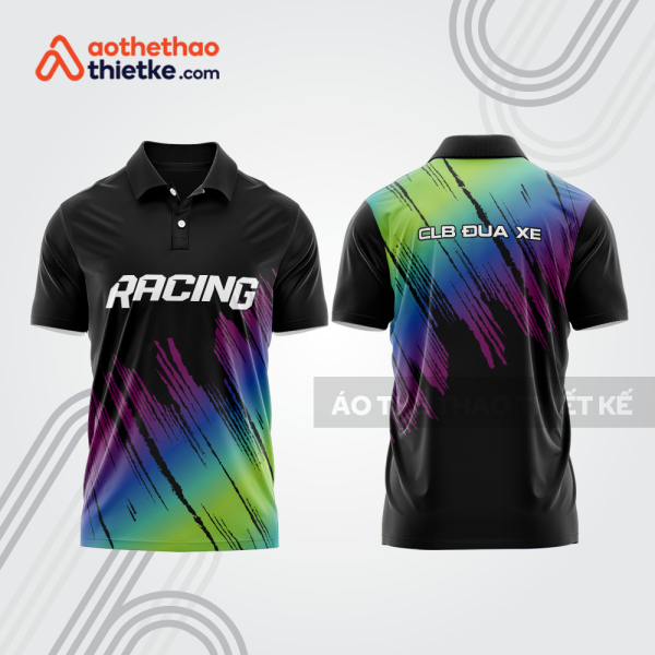Mẫu thiết kế áo đồng phục polo đội đua xe mô tô & ô tô đẹp mta497