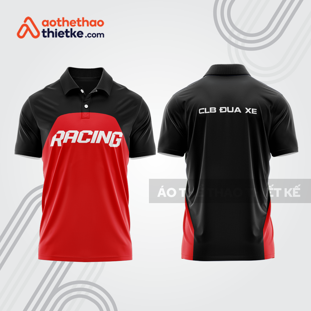 Mẫu thiết kế áo đồng phục polo đội đua xe mô tô & ô tô đẹp mta498