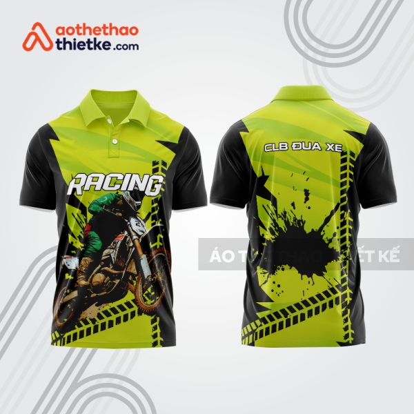 Mẫu thiết kế áo đồng phục polo đội đua xe mô tô & ô tô đẹp mta501