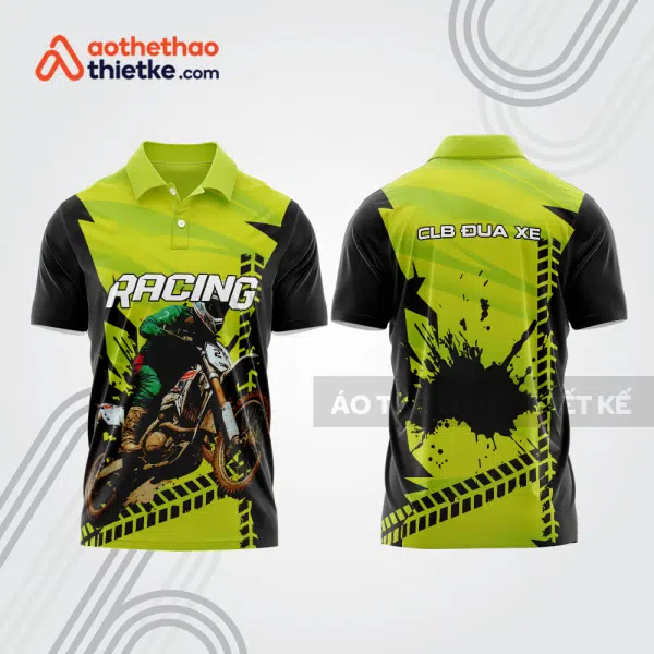 Mẫu thiết kế áo đồng phục polo đội đua xe mô tô & ô tô đẹp mta501