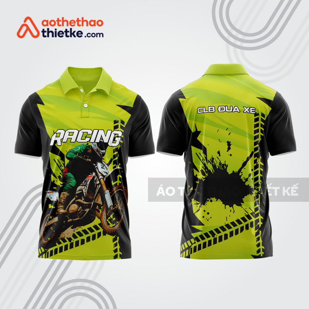 Mẫu thiết kế áo đồng phục polo đội đua xe mô tô & ô tô đẹp mta501