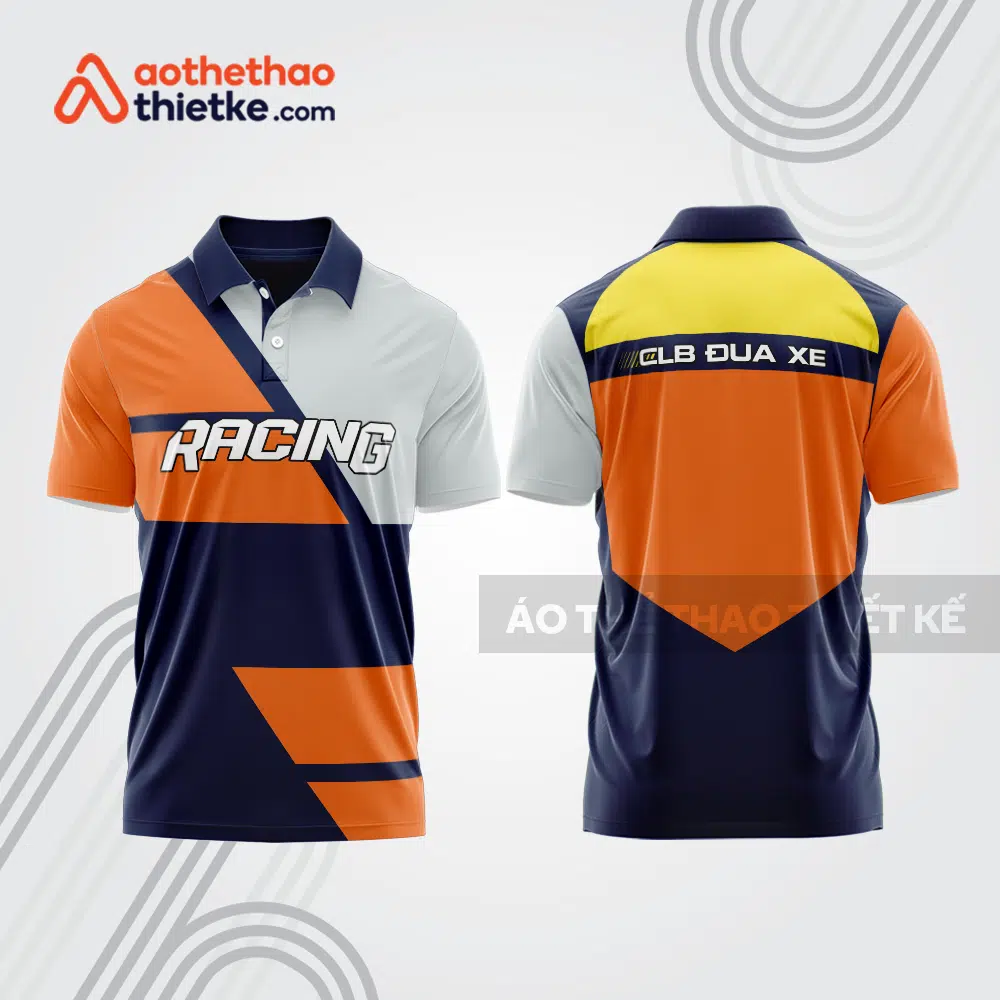 Mẫu thiết kế áo đồng phục polo đội đua xe mô tô & ô tô đẹp mta503