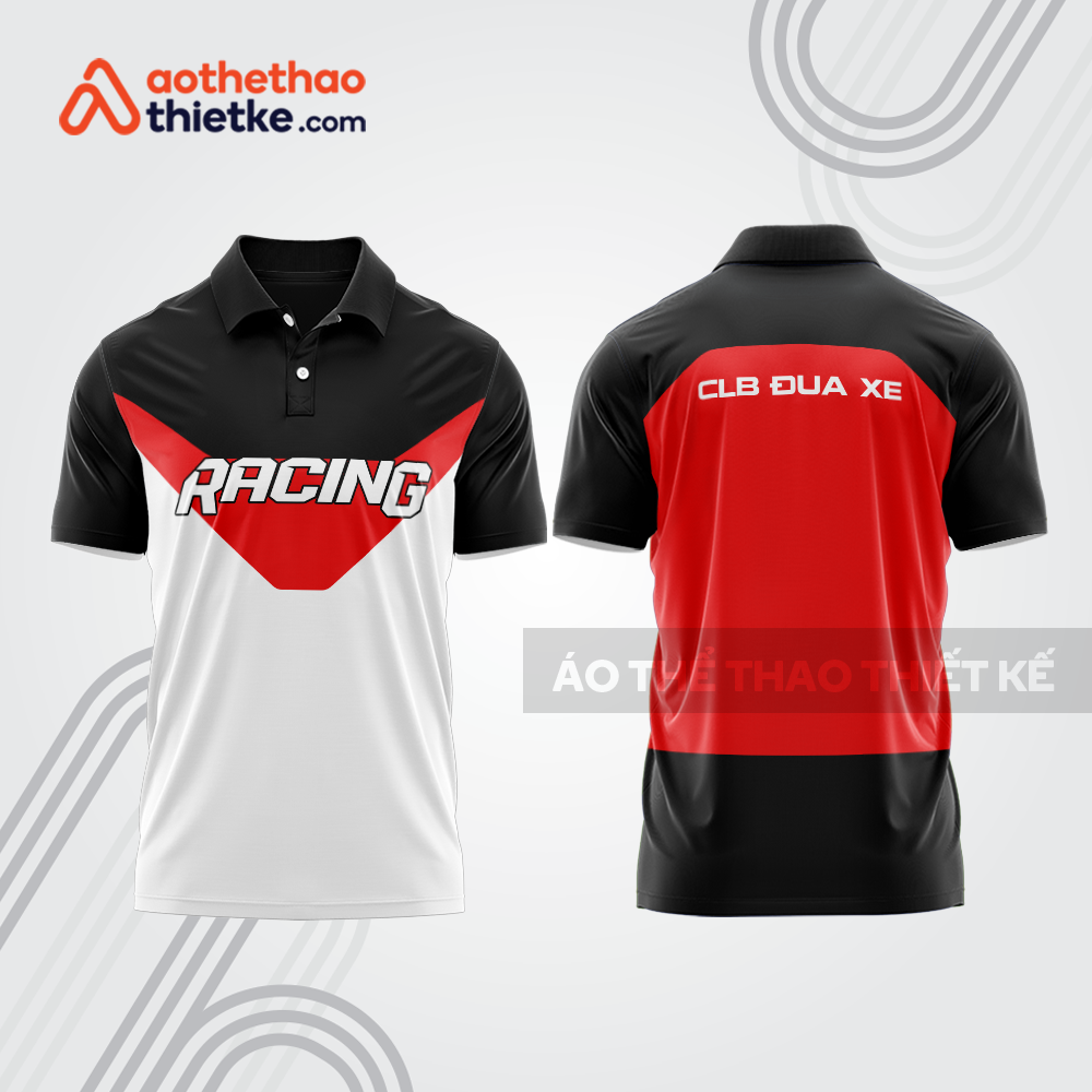 Mẫu thiết kế áo đồng phục polo đội đua xe mô tô & ô tô đẹp mta505