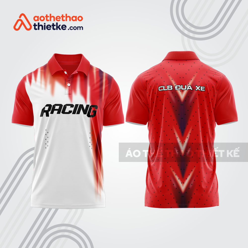 Mẫu thiết kế áo đồng phục polo đội đua xe mô tô & ô tô đẹp mta511