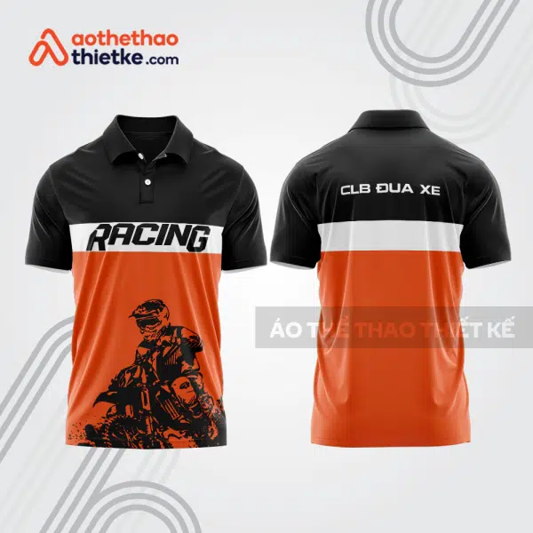 Mẫu thiết kế áo đồng phục polo đội đua xe mô tô & ô tô đẹp mta512