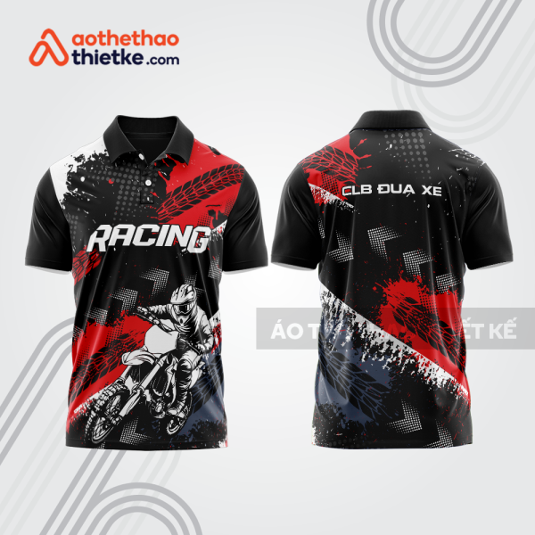 Mẫu thiết kế áo đồng phục polo đội đua xe mô tô & ô tô đẹp mta514