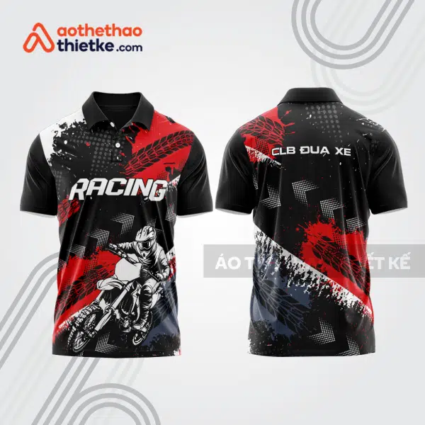 Mẫu thiết kế áo đồng phục polo đội đua xe mô tô & ô tô đẹp mta514