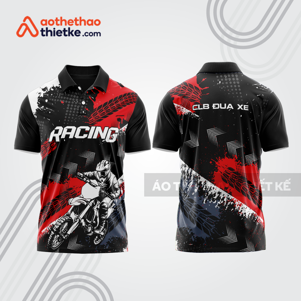 Mẫu thiết kế áo đồng phục polo đội đua xe mô tô & ô tô đẹp mta514
