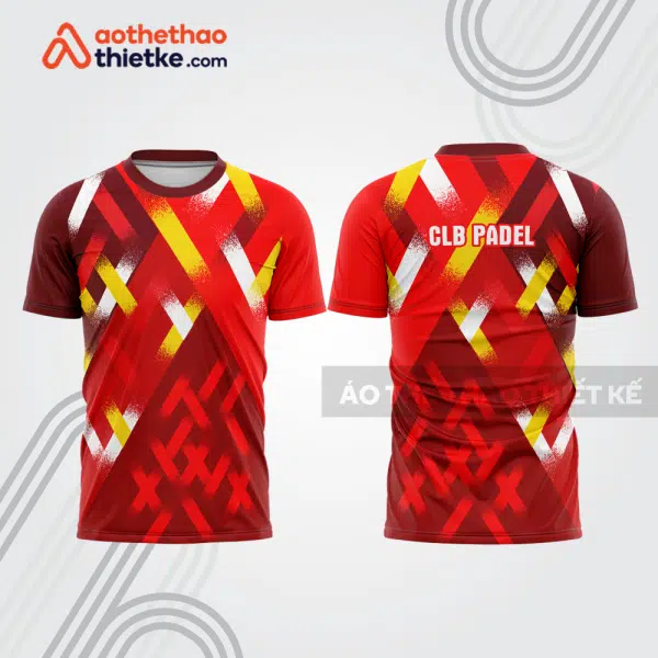 Mẫu thiết kế áo t-shirt thi đấu padel đẹp pdb133