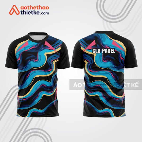 Mẫu thiết kế áo t-shirt thi đấu padel đẹp pdb136
