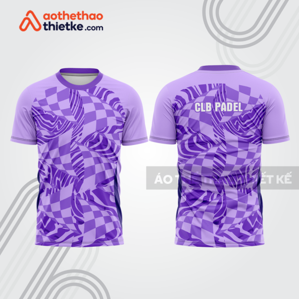 Mẫu thiết kế áo t-shirt thi đấu padel đẹp pdb137