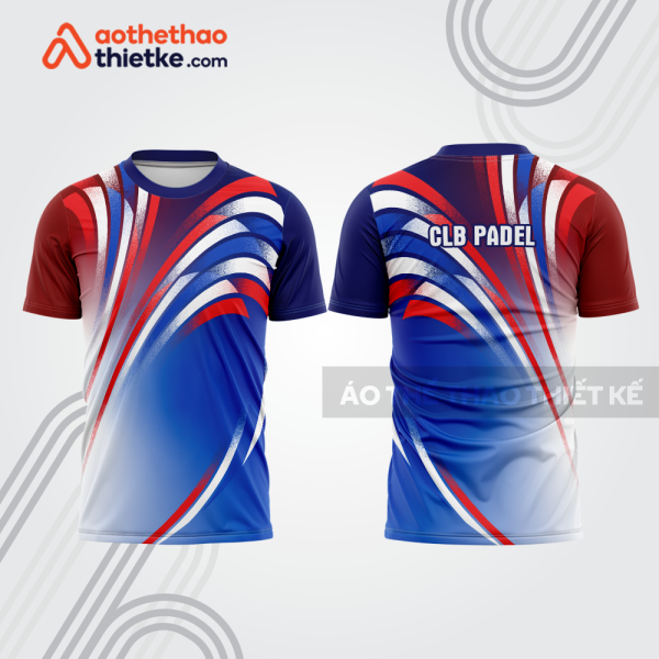 Mẫu thiết kế áo t-shirt thi đấu padel đẹp pdb141