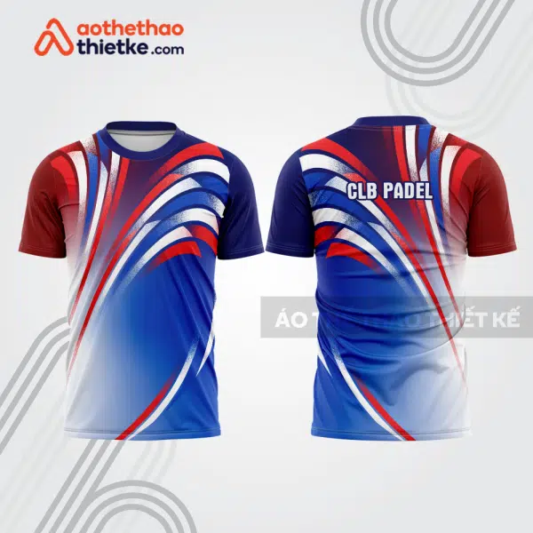 Mẫu thiết kế áo t-shirt thi đấu padel đẹp pdb141