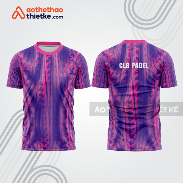Mẫu thiết kế áo t-shirt thi đấu padel đẹp pdb142