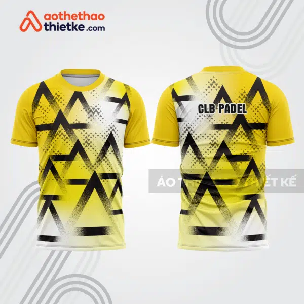 Mẫu thiết kế áo t-shirt thi đấu padel đẹp pdb144