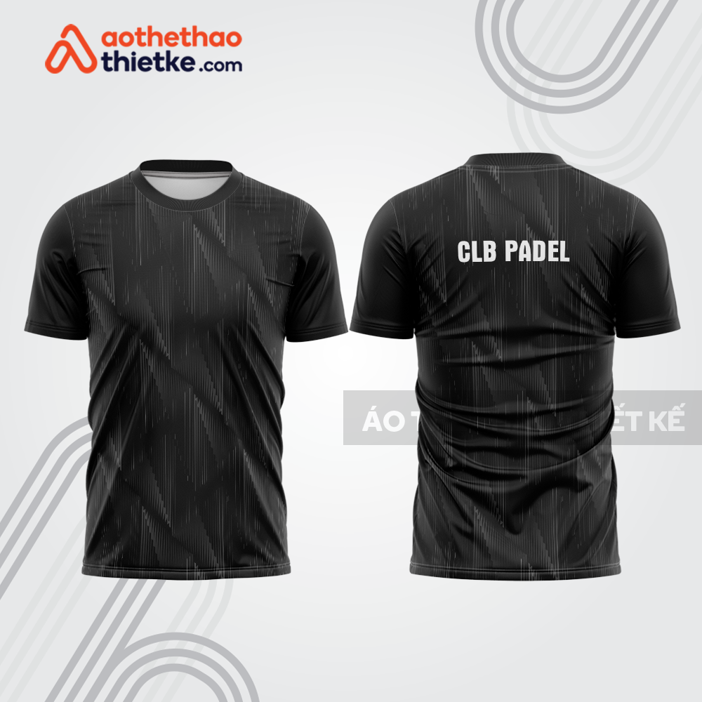 Mẫu thiết kế áo t-shirt thi đấu padel đẹp pdb145