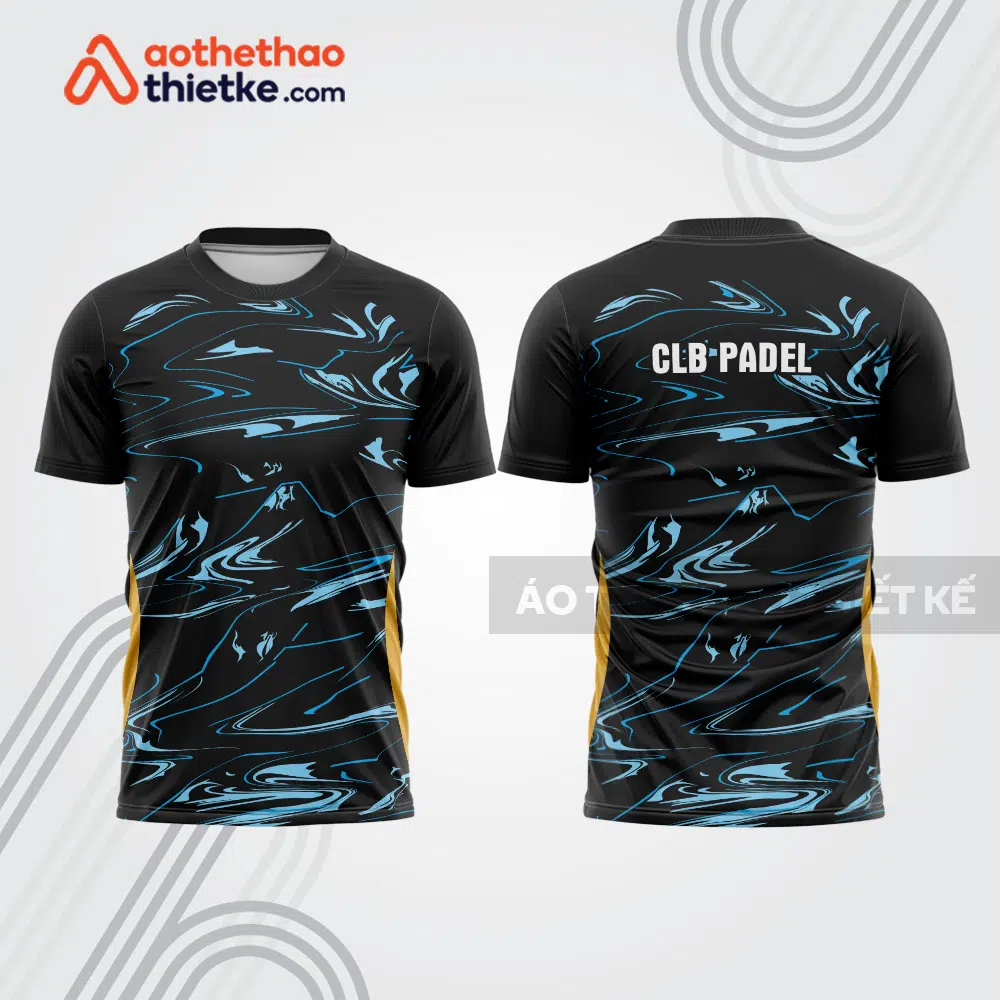 Mẫu thiết kế áo t-shirt thi đấu padel đẹp pdb146