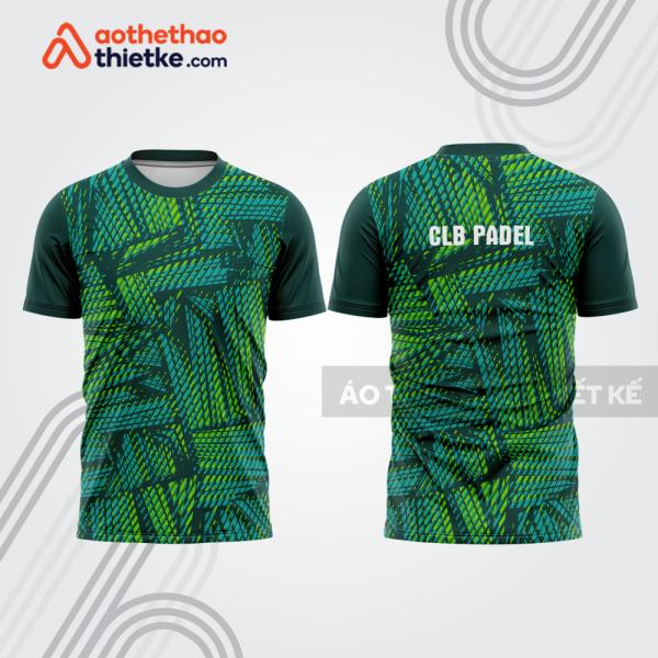 Mẫu thiết kế áo t-shirt thi đấu padel đẹp pdb148