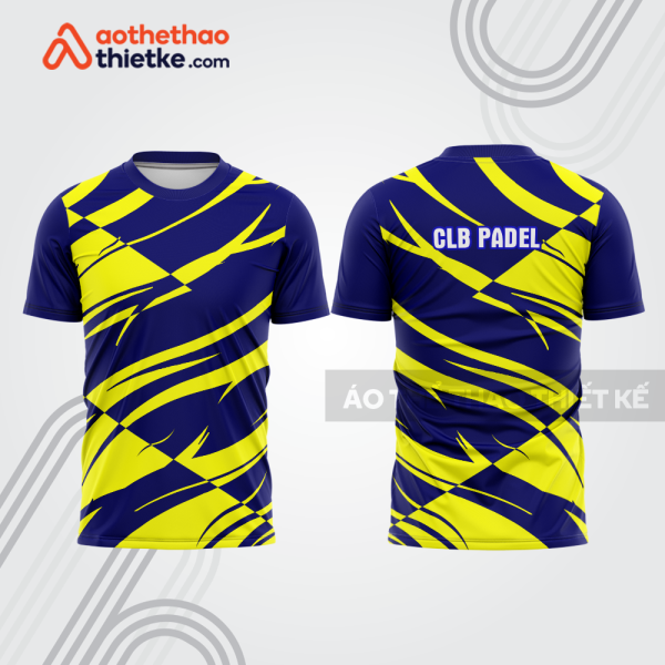 Mẫu thiết kế áo t-shirt thi đấu padel đẹp pdb149