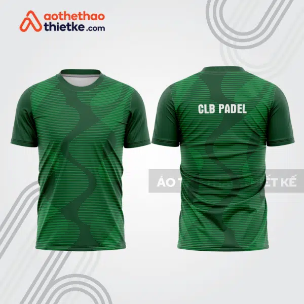 Mẫu thiết kế áo t-shirt thi đấu padel đẹp pdb152