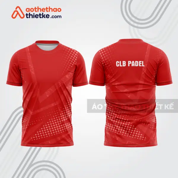 Mẫu thiết kế áo t-shirt thi đấu padel đẹp pdb153