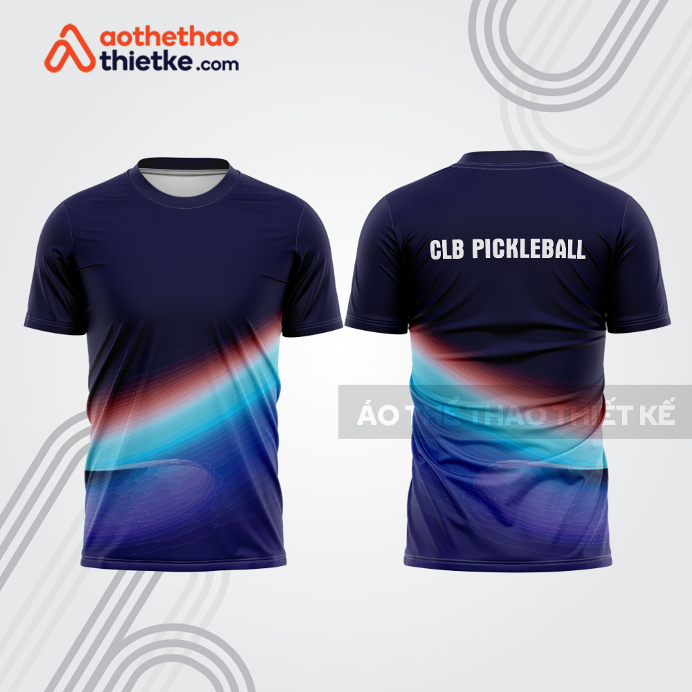Mẫu thiết kế áo t-shirt thi đấu pickleball plb317