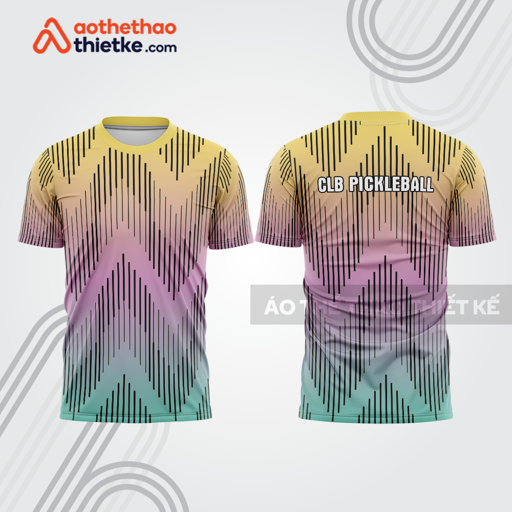 Mẫu thiết kế áo t-shirt thi đấu pickleball plb321